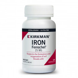Iron Ferrochel® 25mg - 120 Capsules | Kirkman Labs