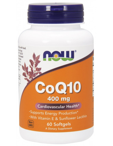 CoQ10 with Lecithin & Vitamin E, 400mg - 60...