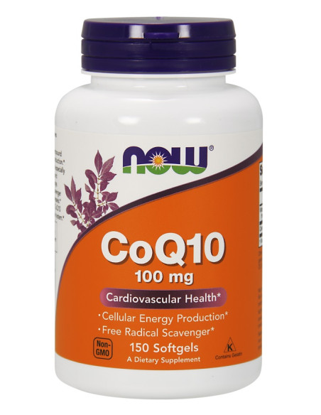 CoQ10, 100mg - 150 softgels | NOW Foods