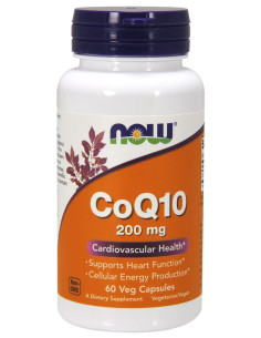 CoQ10, 200mg - 60 vcaps | NOW Foods
