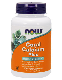 Coral Calcium Plus - 100 vcaps | NOW Foods