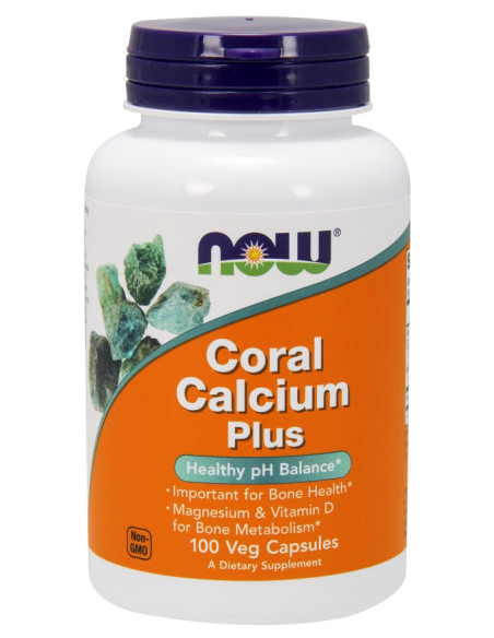 Coral Calcium Plus - 100 vcaps | NOW Foods