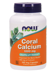 Coral Calcium, 1000mg - 100 vcaps | NOW Foods