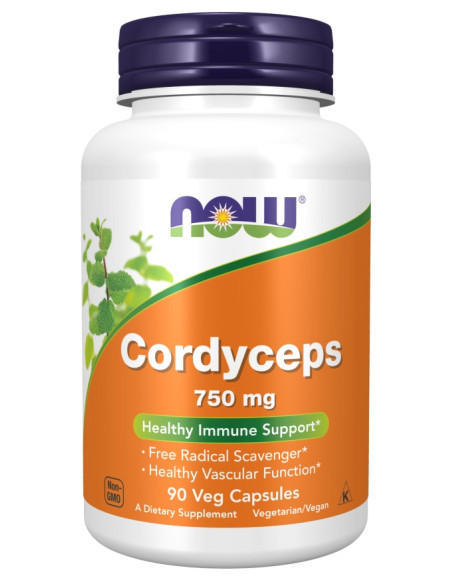 Cordyceps, 750mg - 90 vcaps | NOW Foods