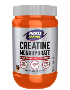 Creatine Monohydrate, Pure Powder - 600g | NOW Foods