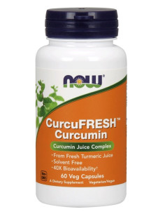 CurcuFRESH Curcumin, Capsules - 60 vcaps | NOW Foods