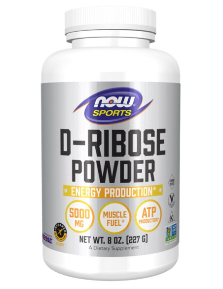 D-Ribose, Powder - 227g | NOW Foods