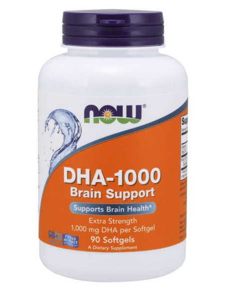DHA-1000 Brain Support - 90 softgels | NOW Foods