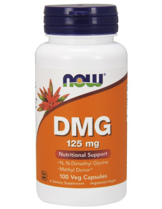 DMG (Dimethylglycine), 125mg - 100 vcaps | NOW Foods