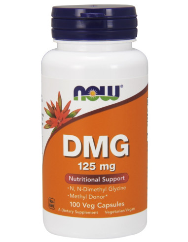 DMG (Dimethylglycine), 125mg - 100 vcaps | NOW...