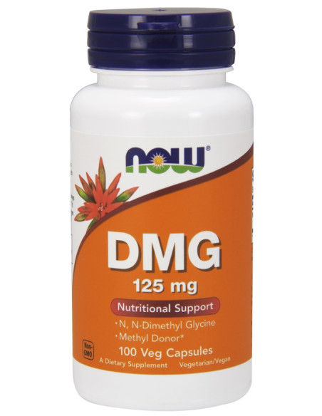DMG (Dimethylglycine), 125mg - 100 vcaps | NOW Foods