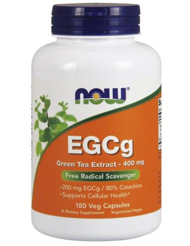 EGCg Green Tea Extract, 400mg - 180 vcaps | NOW...
