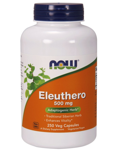 Eleuthero, 500mg - 250 vcaps | NOW Foods