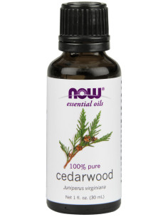 Essential Oil, Cedarwood Oil - 30 ml. | NOW Foods