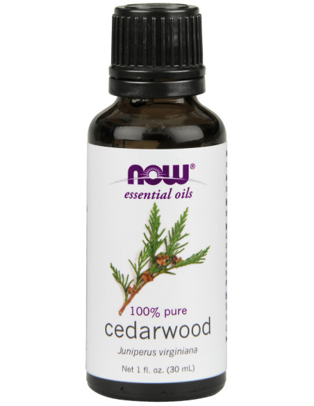 Essential Oil, Cedarwood Oil - 30 ml. | NOW Foods