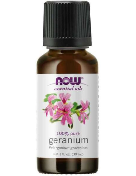 Essential Oil, Geranium Oil - 30 ml. | NOW Foods