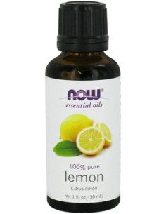 Essential Oil, Lemon Oil - 30 ml. | NOW Foods
