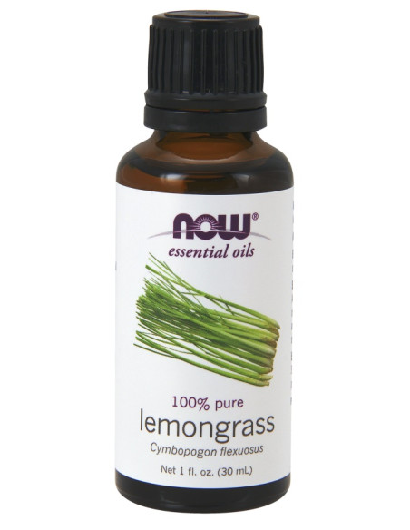Essential Oil, Lemongrass Oil - 30 ml. | NOW Foods
