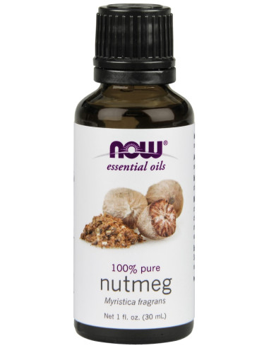 Essential Oil, Nutmeg Oil - 30 ml. | NOW Foods