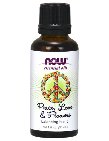 Essential Oil, Peace Love & Flowers Oil Blend -...