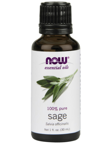 Essential Oil, Sage Oil - 30 ml. | NOW Foods