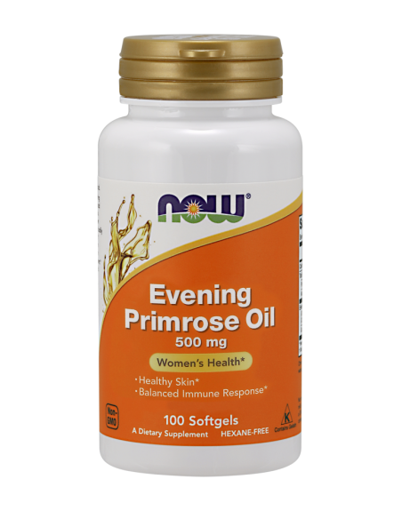 Evening Primrose Oil, 500mg - 100 softgels | NOW Foods