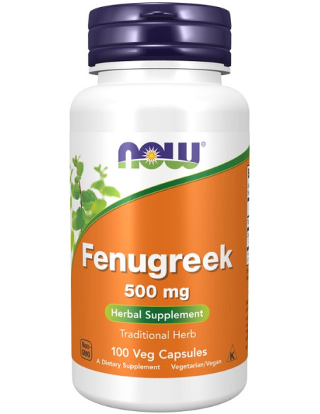 Fenugreek, 500mg - 100 vcaps | NOW Foods