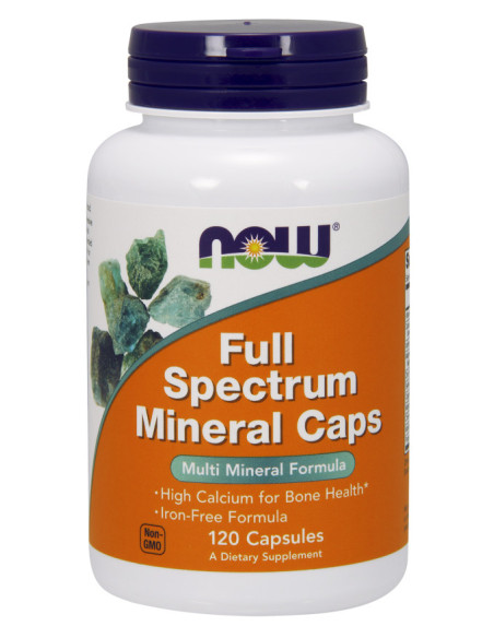 Full Spectrum Minerals, Iron-Free - 120 caps | NOW Foods