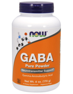 GABA, Pure Powder - 170g | NOW Foods
