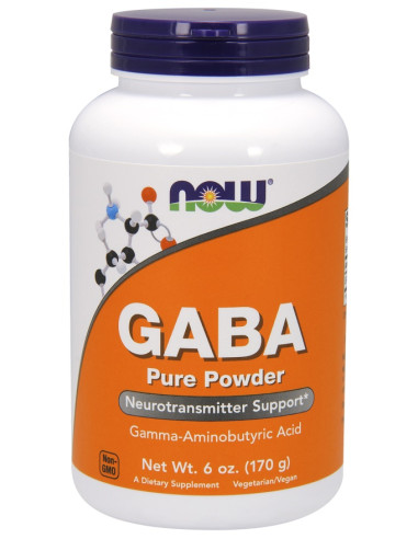 GABA, Pure Powder - 170g | NOW Foods