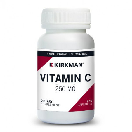 Vitamin C 250 mg Capsules - 250 Capsules | Kirkman Labs