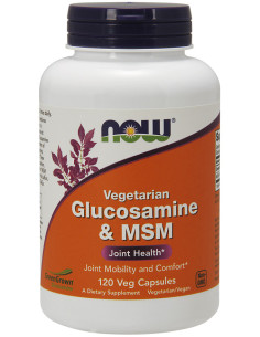 Glucosamine & MSM Vegetarian - 120 vcaps | NOW Foods