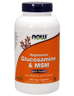 Glucosamine & MSM Vegetarian - 240 vcaps | NOW Foods