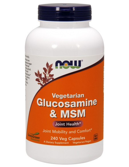Glucosamine & MSM Vegetarian - 240 vcaps | NOW Foods