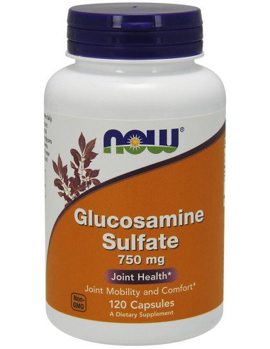 Glucosamine Sulfate, 750mg - 120 caps | NOW Foods