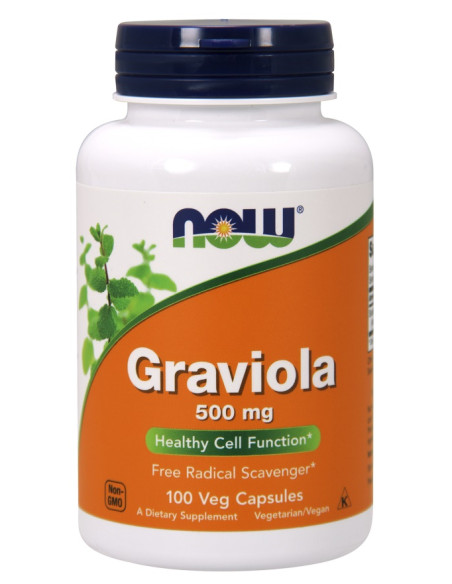 Graviola, 500mg - 100 vcaps | NOW Foods