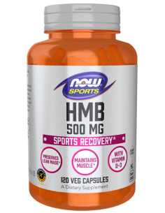 HMB, 500mg - 120 vcaps | NOW Foods