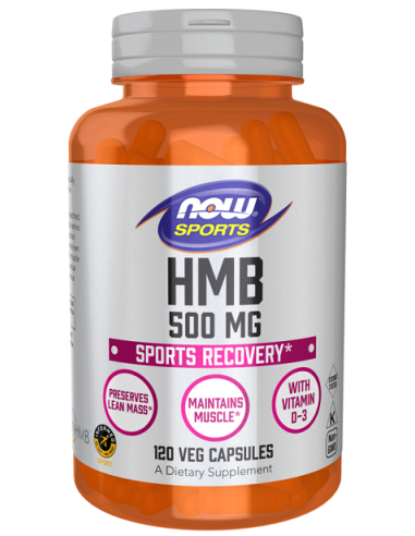 HMB, 500mg - 120 vcaps | NOW Foods