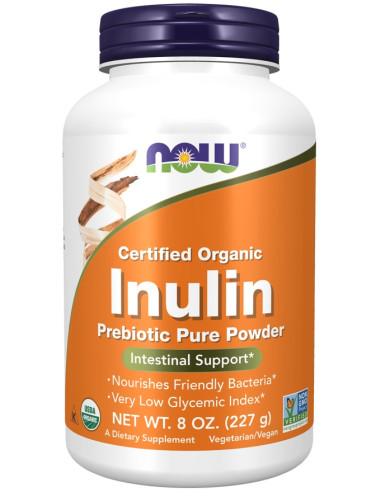Inulin Prebiotic Pure Powder - 227g | NOW Foods