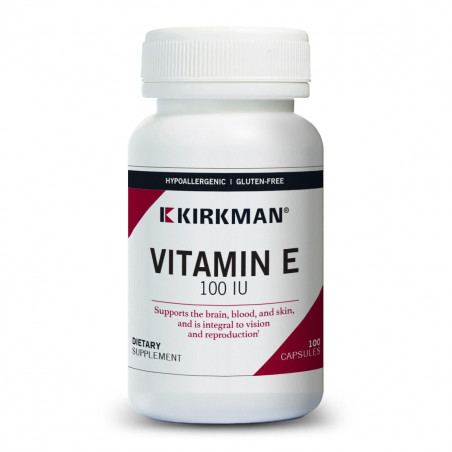 Vitamin E 100 IU Capsules - Hypo - 100 Capsules | Kirkman Labs