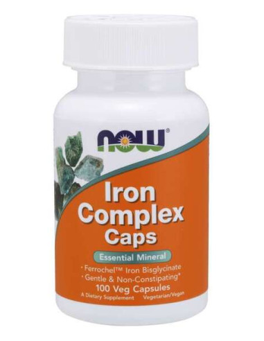 Iron Complex Caps - 100 vcaps | NOW Foods