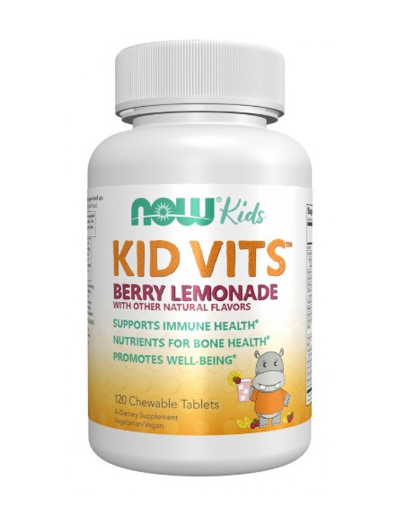 Kid Vits, Berry Blast - 120 chewables | NOW Foods