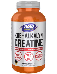Kre-Alkalyn Creatine - 240 vcaps | NOW Foods