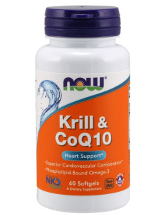Krill & CoQ10 - 60 softgels | NOW Foods