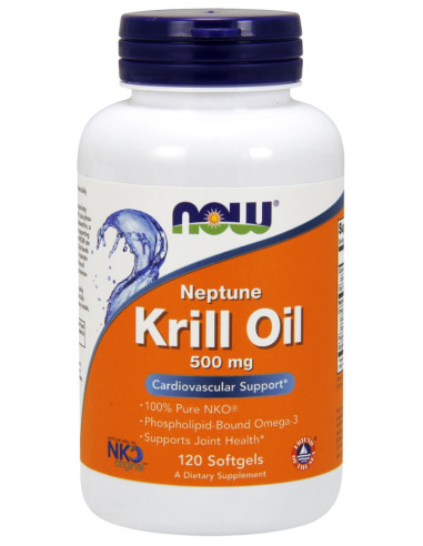 Krill Oil, 500mg - 120 softgels | NOW Foods