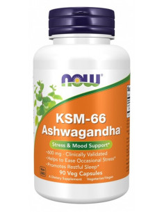 KSM-66 Ashwagandha - 90 vcaps | NOW Foods