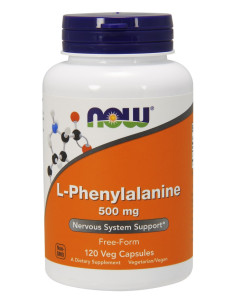 L-Phenylalanine, 500mg - 120 vcaps | NOW Foods
