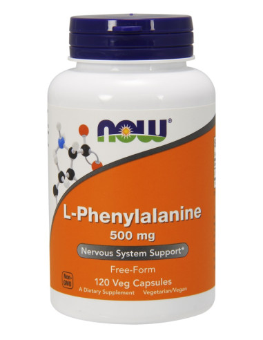 L-Phenylalanine, 500mg - 120 vcaps | NOW Foods