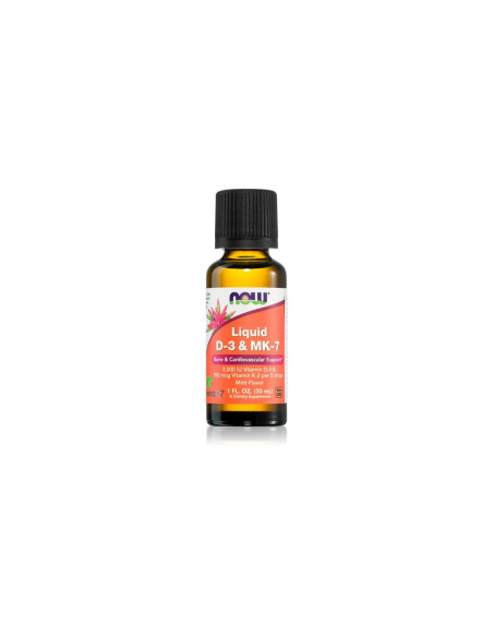 Liquid D-3 & MK-7 - 30 ml. | NOW Foods