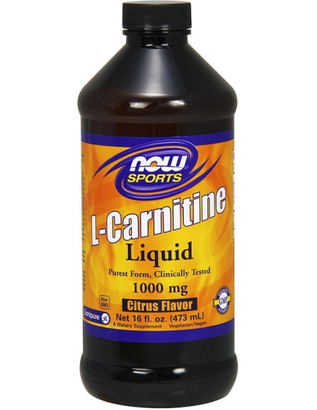 Liquid L-Carnitine, 1000mg Tropical Punch - 473 ml. | NOW Foods